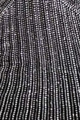 Black - Satin Spaghetti Straps Beaded Homecoming Dress With Keyhole